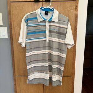 Sligo - Performance Stripe Golf Polo - L